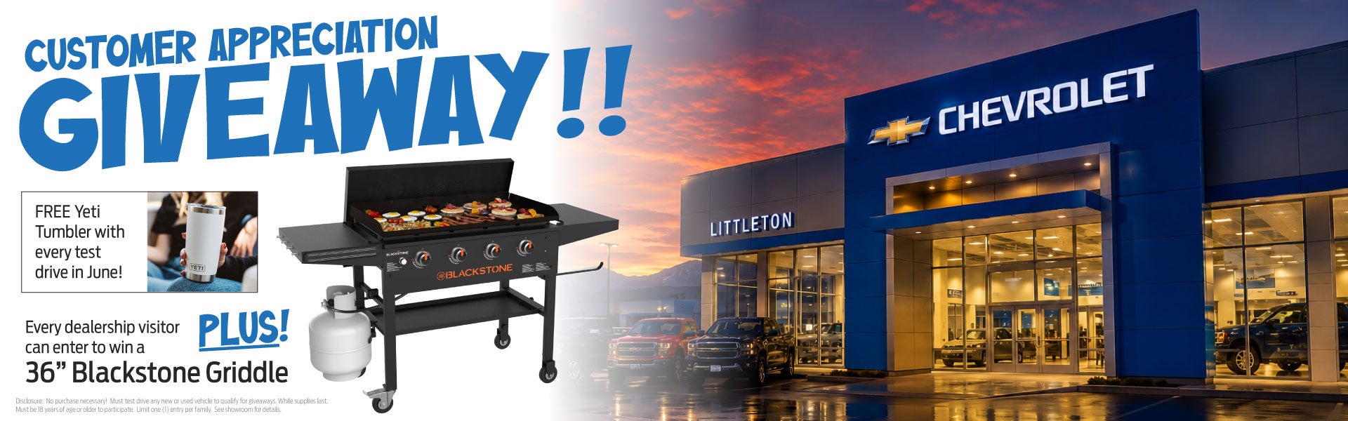 BLACKSTONE GRIDDLE GIVEAWAY