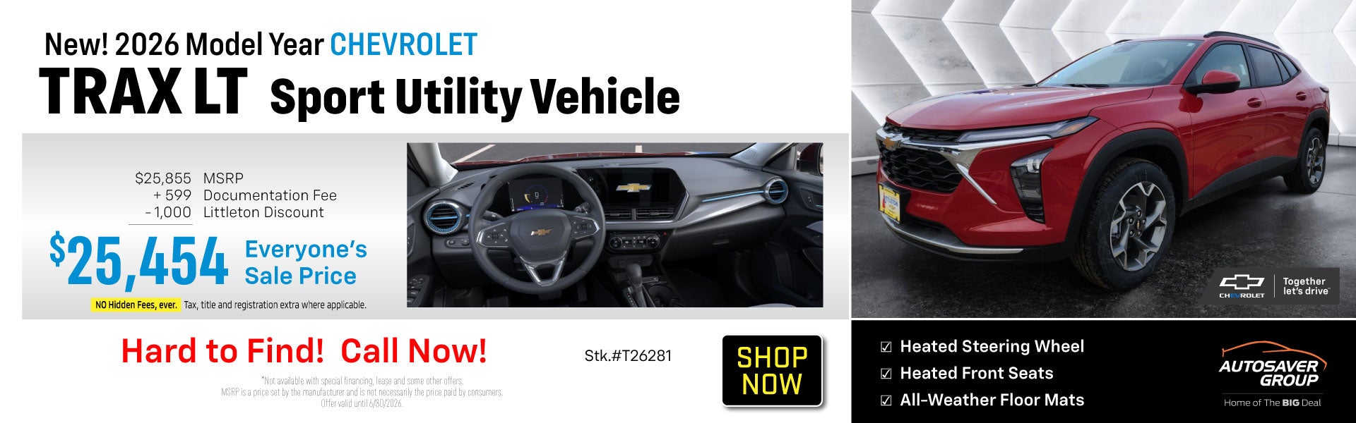 SHOP NEW CHEVROLET DEALS NEAR LITTLETON, NH