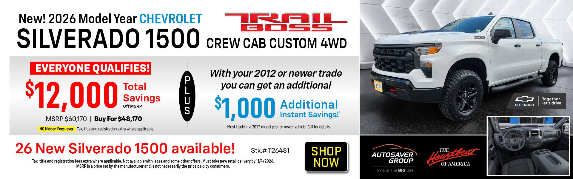SHOP NEW CHEVROLET DEALS NEAR LITTLETON, NH