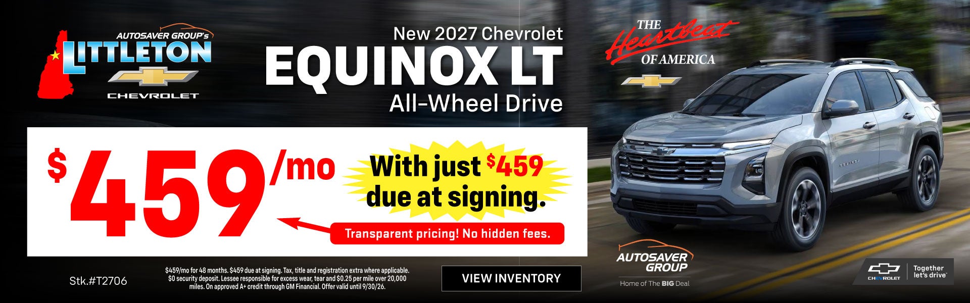 SHOP NEW CHEVROLET DEALS NEAR LITTLETON, NH