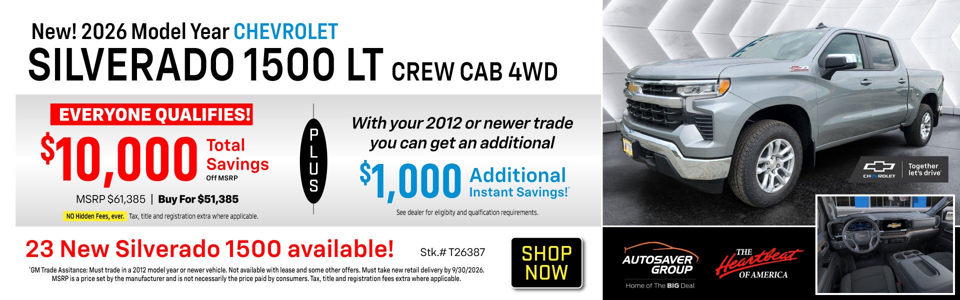 SHOP NEW CHEVROLET DEALS NEAR LITTLETON, NH